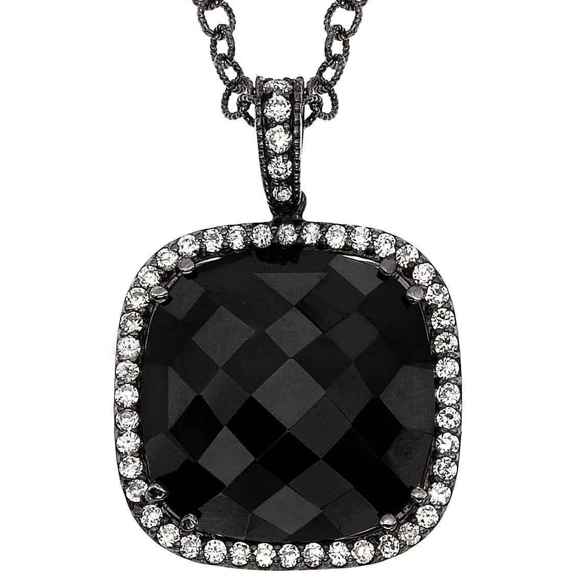 Emilio Jewelry 20.79 Carat Black Spinel Diamond Pendant