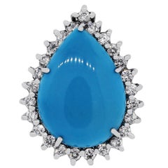 Diamond Turquoise Ring