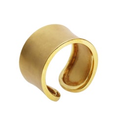 Youmna Fine Jewellery 18 Karat Yellow Gold Gladiator Classic Band Ring