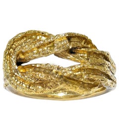 Gold Knot Ring by Ilias Lalaounis