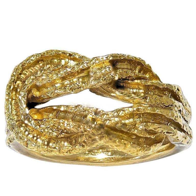 Gold Knot Ring by Ilias Lalaounis For Sale at 1stDibs | ilias lalaounis ...