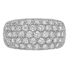 Cartier Diamond Domed Eternity Band Ring