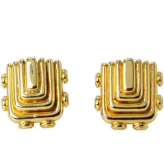 Cartier Gold Earclips