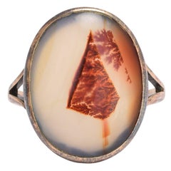 Antique Edwardian Blood Agate Ring