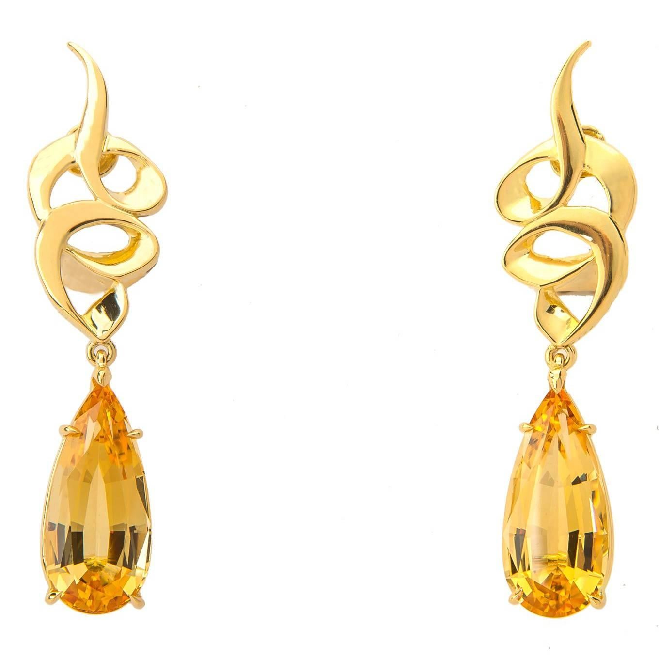 Paloma Picasso for Tiffany & Co. Precious Topaz Earrings