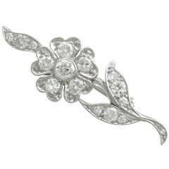 how to identify platinum at home 1920s Antique Diamond and White Gold Flower Brooch by
Hennell