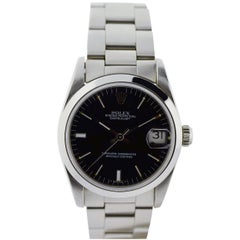 Rolex Stainless Steel Midsize Oyster Perpetual Datejust Watch