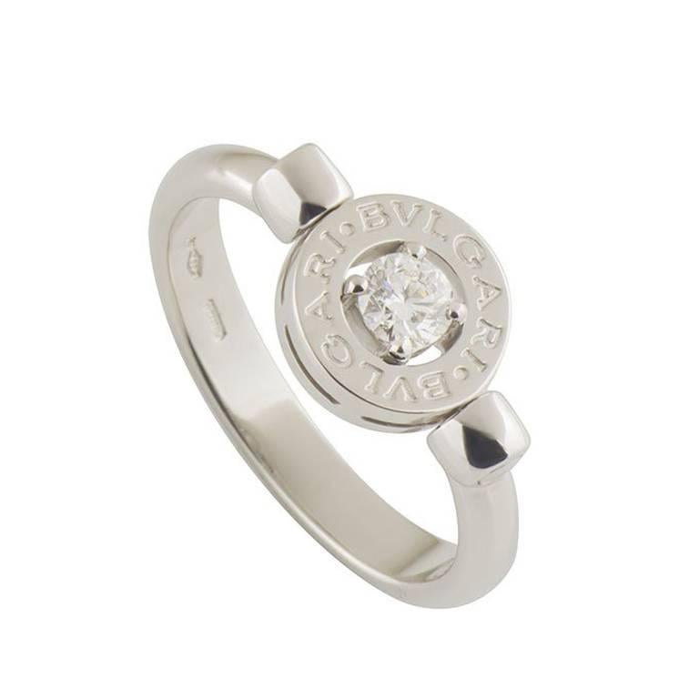 Bulgari White Gold Diamond Ring