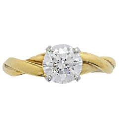 Lazare Kaplan Ideal Cut Diamond Solitaire Ring