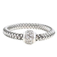 Roberto Coin 18 Karat White Gold Primavera Ring