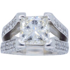 Split Shank 4.53 Carat Diamond Engagement Ring