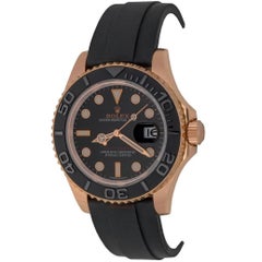 Rolex Rose Gold Cerachrom Yacht-Master Everose Automatic Wristwatch Ref 116655