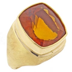 Vintage Burle-Marx Citrine Ring