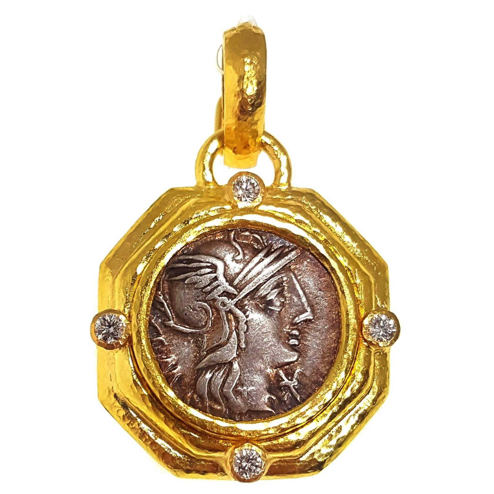 Elizabeth Locke Ancient Coin Pendant