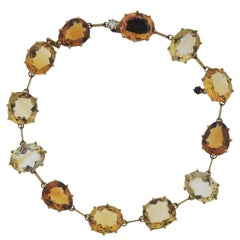 H. Stern Sunrise Citrine Quartz Diamond Gold Bracelet