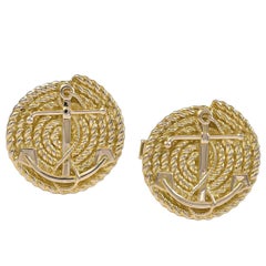 Gold Nautical Cufflinks