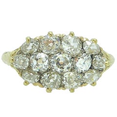 Antique 2.53 Carat Old Cut Diamond Ring, Victorian circa 1880s