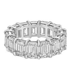 Betteridge Emerald-Cut Diamond Ara Eternity Band 