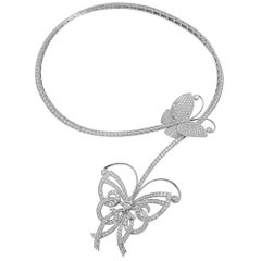Van Cleef & Arpels Diamond Flying Butterfly Necklace