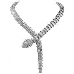 Bulgari Diamond Serpenti Gold Necklace