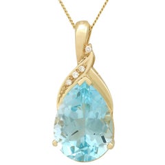 Topaz Drop Necklaces