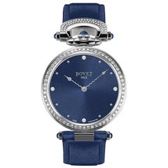 Bovet 1822 Ladies Stainless Steel Diamond Miss Audrey Self Winding Wristwatch