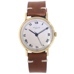 Patek Philippe Yellow Gold Vintage Calatrava Manual Wristwatch Ref 3423J