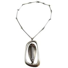 Collier de masques en argent sterling Irvin et Bonnie Burkee