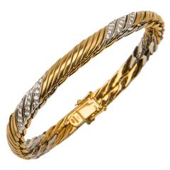 Abel and Zimmerman Diamond Gold Bracelet