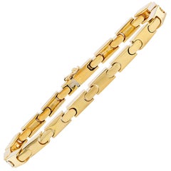 18 Karat Yellow Gold Link Bracelet