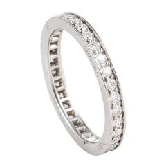 Cartier Platinum Diamond Eternity Band 8