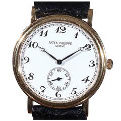 Vintage Patek Philippe Yellow Gold Wristwatch Ref 5022