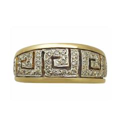 0.52Ct Diamond & 18k Yellow Gold, 18k White Gold Set Dress Ring - Contemporary 10