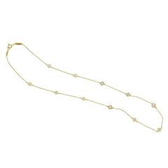 Tiffany & Co. Peretti Diamond By The Yard Gold Necklace