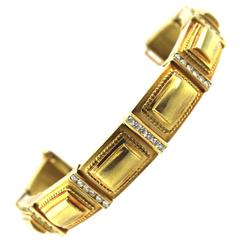 SeidenGang Diamond Gold Etruscan Style Bracelet