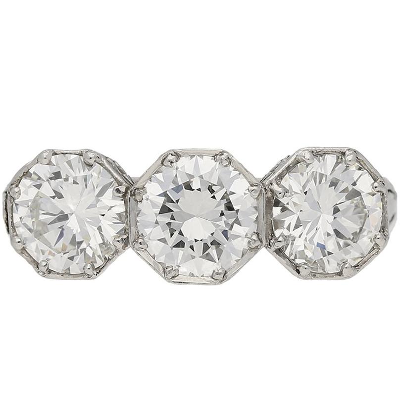 Marcus & Co Three-Stone Diamond Ring
