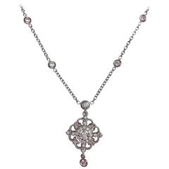 Penny Preville Diamond Gold Drop Pendant Necklace