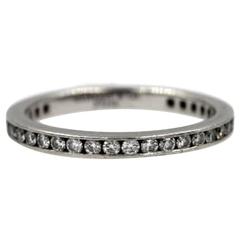 Tiffany & Co. Diamond Platinum Eternity Band Ring