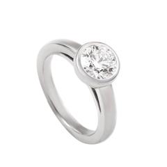 Cartier Platinum 1.05 ct Diamond Solitaire Engagement Ring