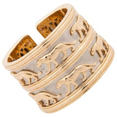 Cartier Panthere Gold Cuff Bracelet