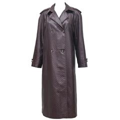 1970s Celine monogram trench coat 6