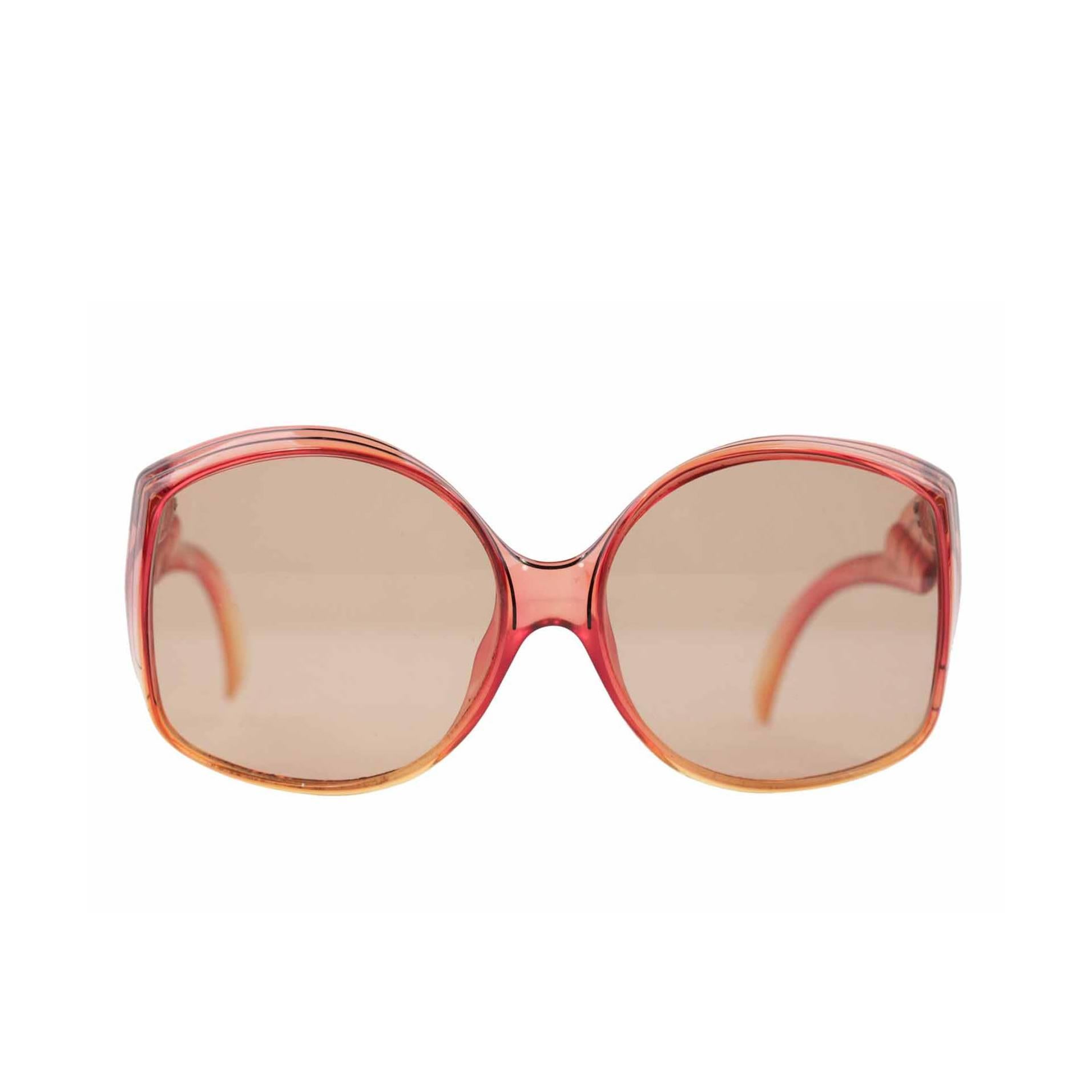 CHRISTIAN DIOR VINTAGE Übergroße SONNENGLÄSER 2041 30 OPTYL Braune Linse Brillen MY