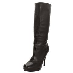 Yves Saint Laurent YSL Black Leather Boots sz 37 4