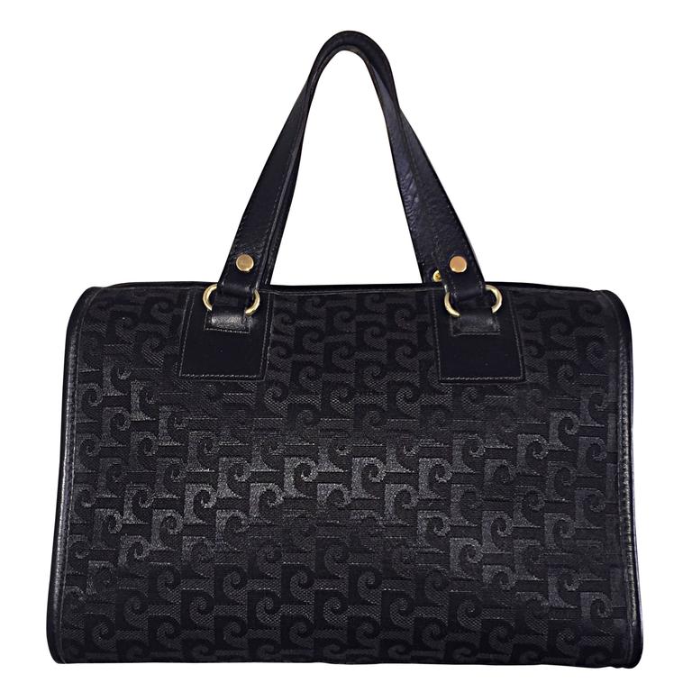 Rare Vintage Pierre Cardin Black ' Speedy ' Handbag Bag Signature Purse  Satchel For Sale at 1stDibs | pierre cardin bags, pierre cardin purse, pierre  cardin black handbag