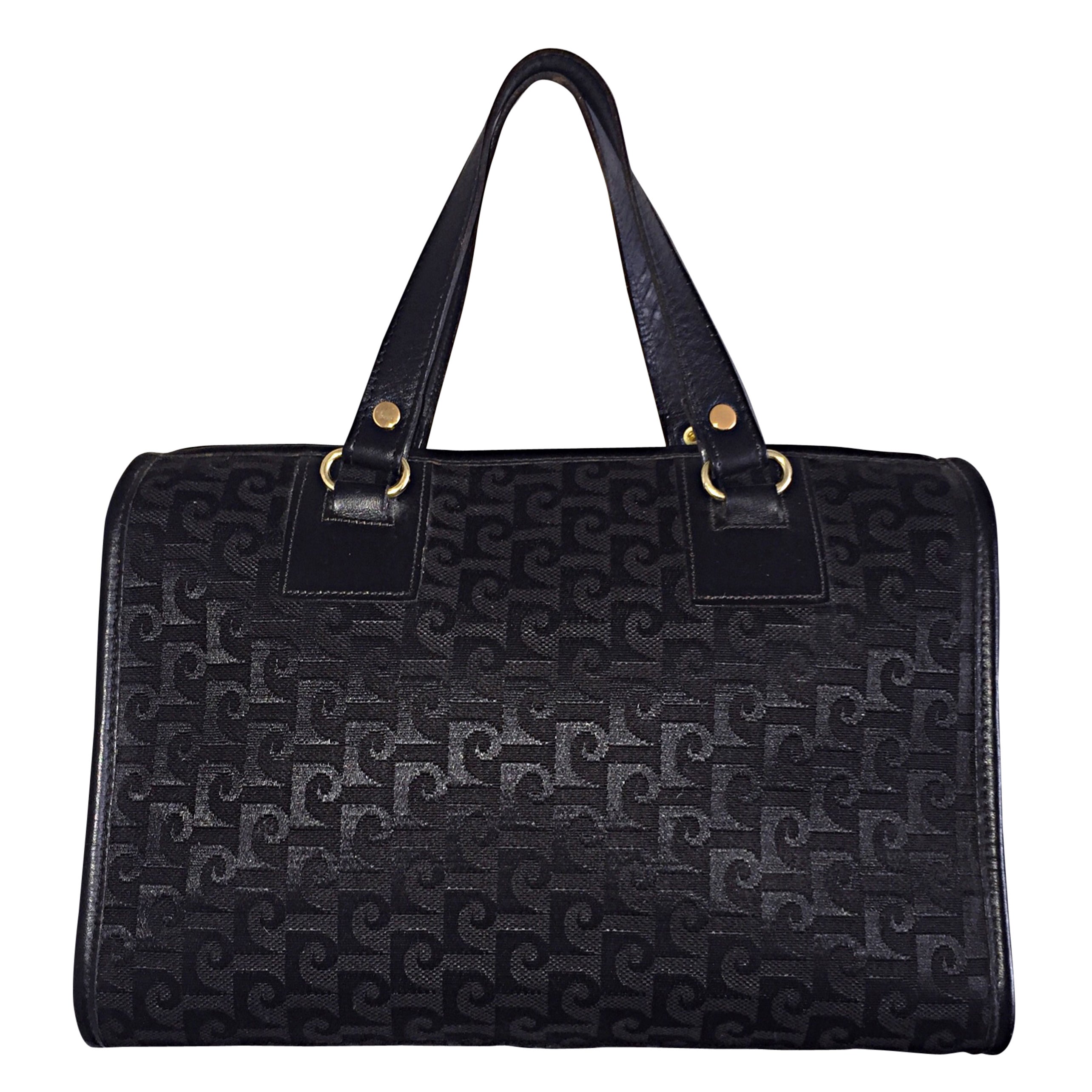 Rare Vintage Pierre Cardin Black ' Speedy ' Handbag Bag Signature Purse  Satchel For Sale at 1stDibs | pierre cardin purse, pierre cardin bags, pierre  cardin bag black
