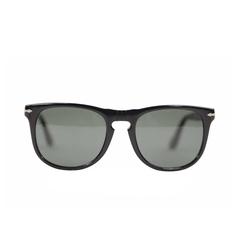 PERSOL Black SUNGLASSES 3055-S 54/20 Eyewear MEFLECTO Shades with CASE AS