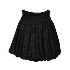 Chanel 2011 Wool Tweed Pleated & Puffy Skirt FR36