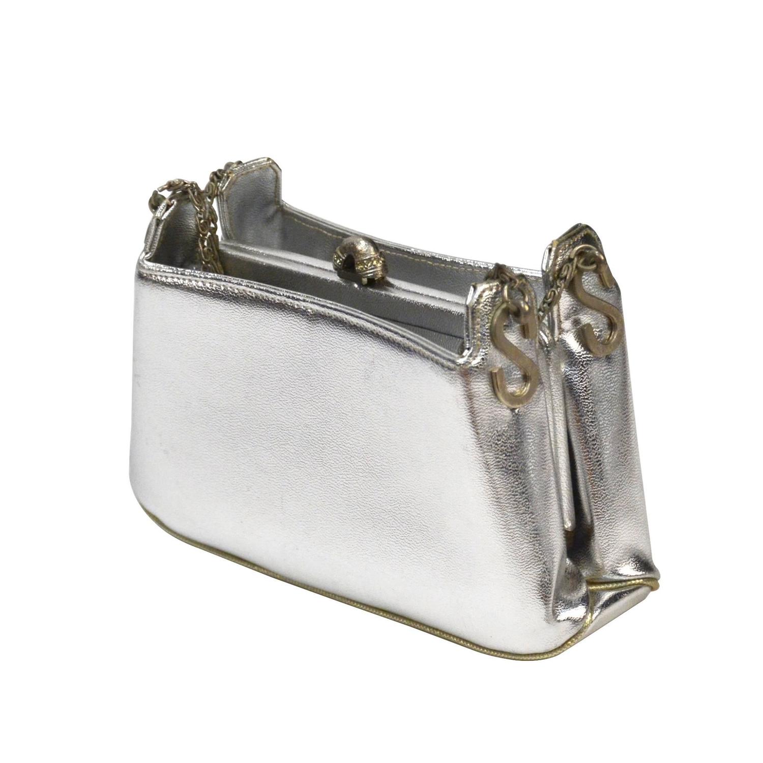 Metallic Silver Purses Handbags | IUCN Water
