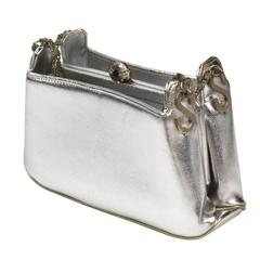 1950s Scaasi for Meyers Metallic Silver Handbag 5