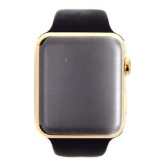 Apple 42mm 18-Karat Yellow Gold Case with Black Sport Band Watch